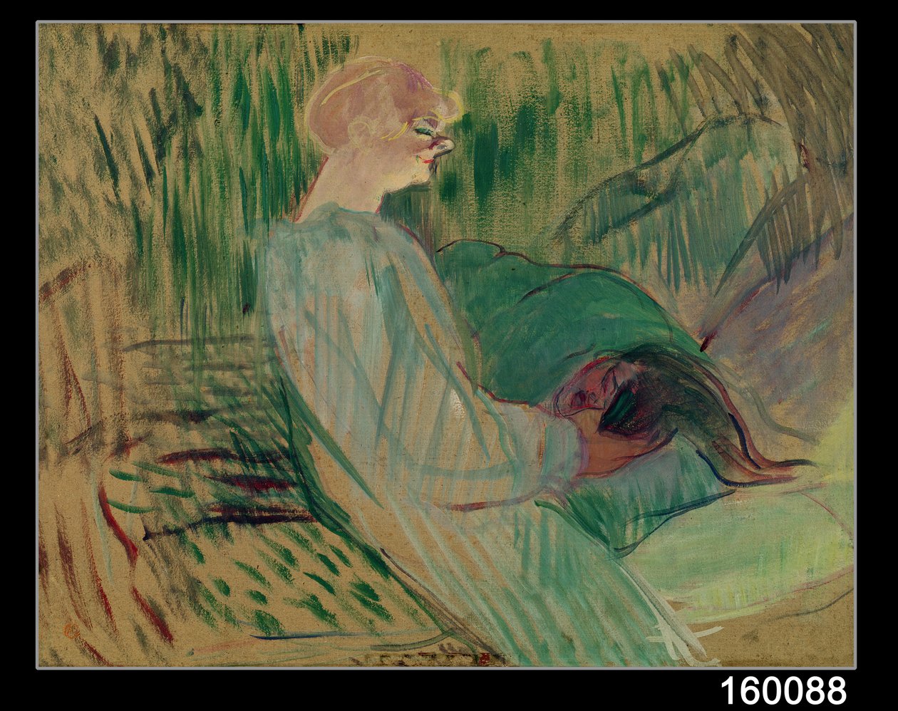 Le Divan, Rolande, 1894 - Henri de Toulouse Lautrec
