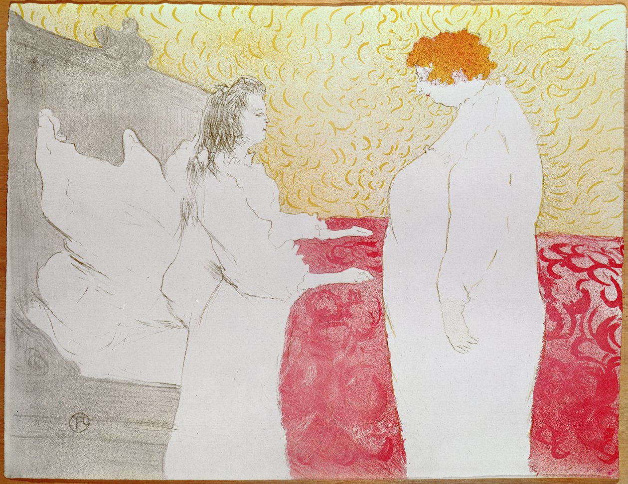 Femme au lit, profil - Réveil, 1896 - Henri de Toulouse Lautrec