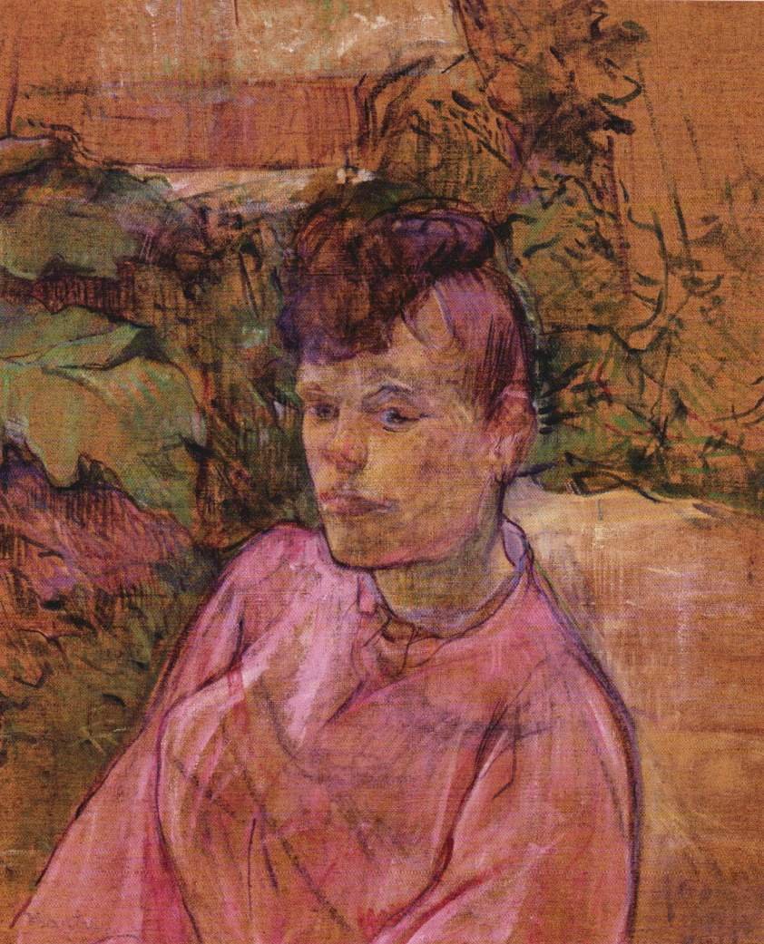 Femme dans le jardin de Monsieur Forest - Henri de Toulouse Lautrec