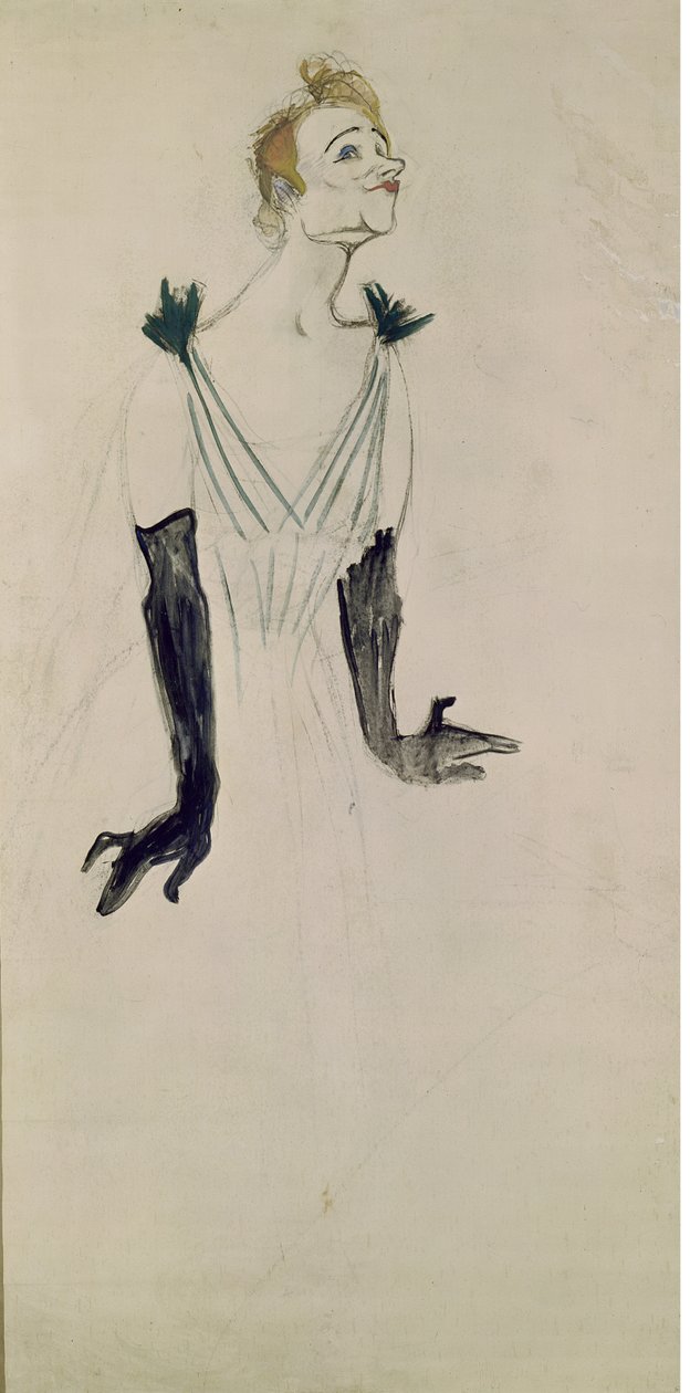 Yvette Guilbert, 1894 - Henri de Toulouse Lautrec