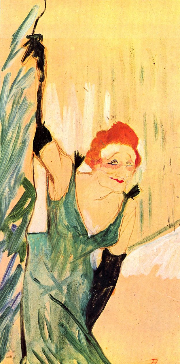 Yvette Guilbert salue le public - Henri de Toulouse-Lautrec