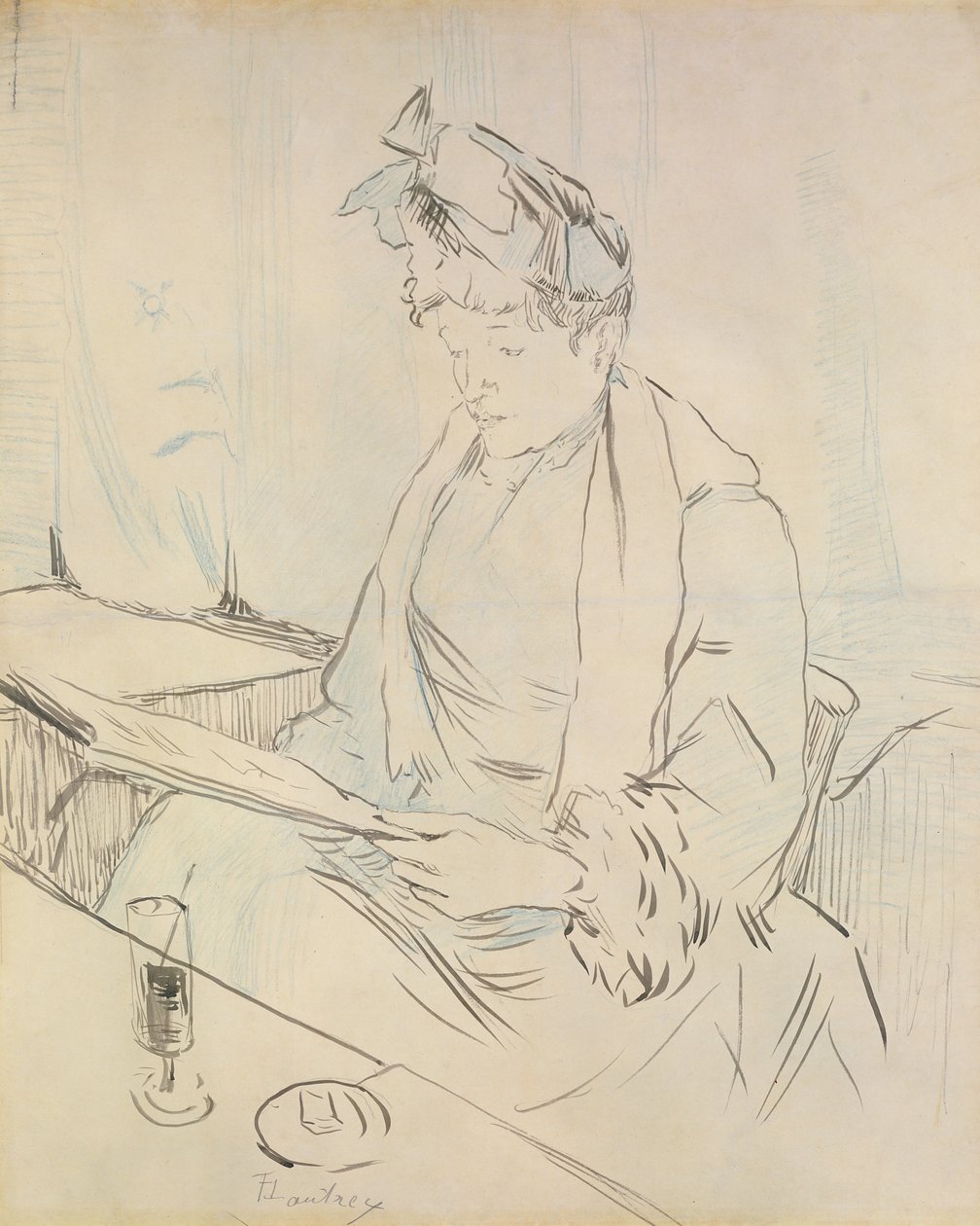 Au Café - Henri de Toulouse Lautrec
