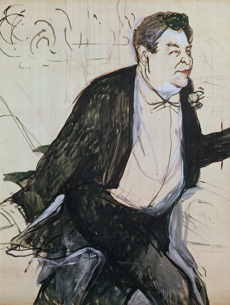 Caudieux (étude pour une affiche), 1893 - Henri de Toulouse Lautrec