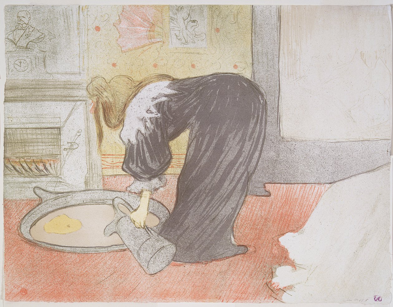 Femme à la baignoire - Henri de Toulouse Lautrec