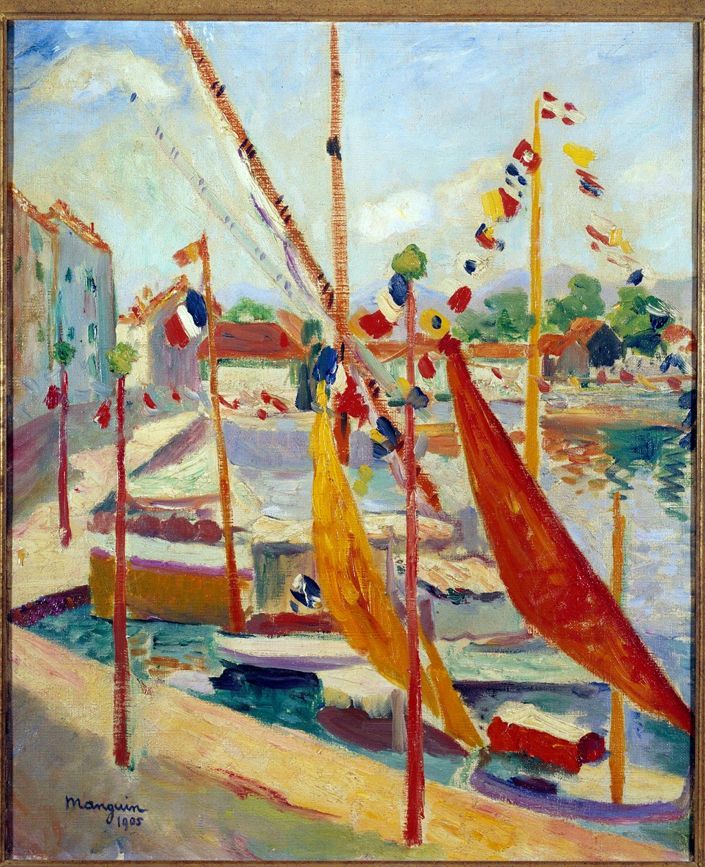 14 juillet à Saint-Tropez - Henri Charles Manguin