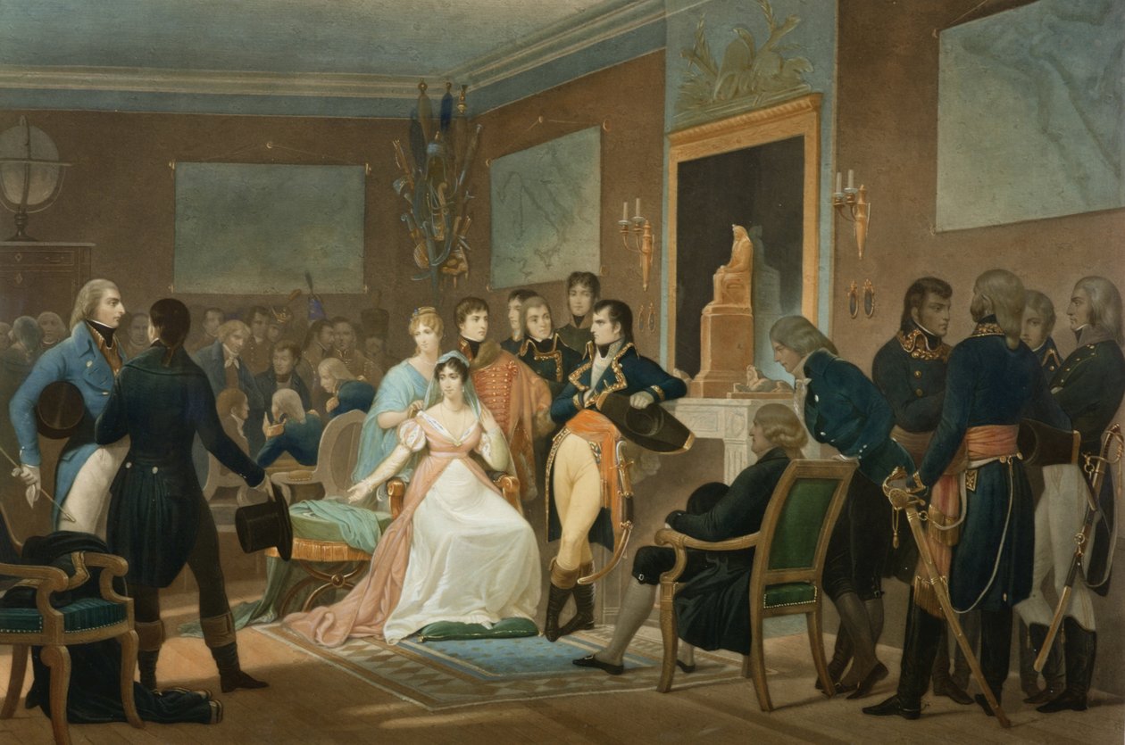 Le Matin du 18 Brumaire (9 novembre) 1799, gravé par Jean Pierre Marie Jazet (1788-1871) 1851 - Henri Frederic Schopin