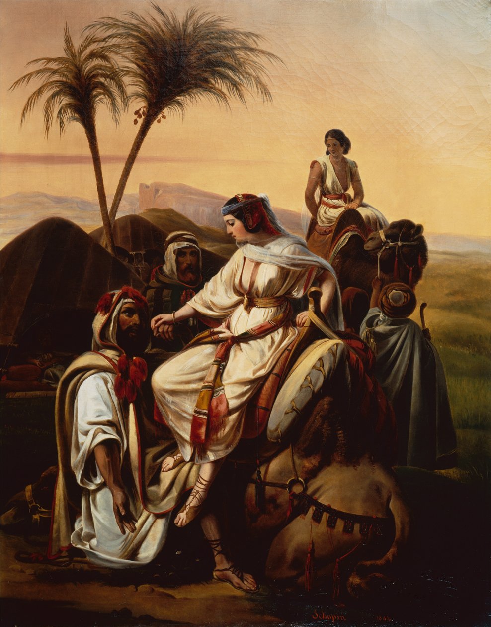 Boaz accueillant Ruth - Henri Frederic Schopin