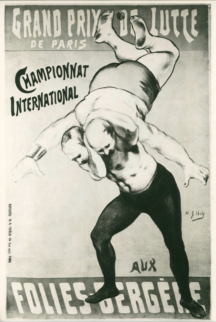 Henri G. Ibels: Grand Prix de Lutte de Paris … (litho) - Henri Gabriel Ibels