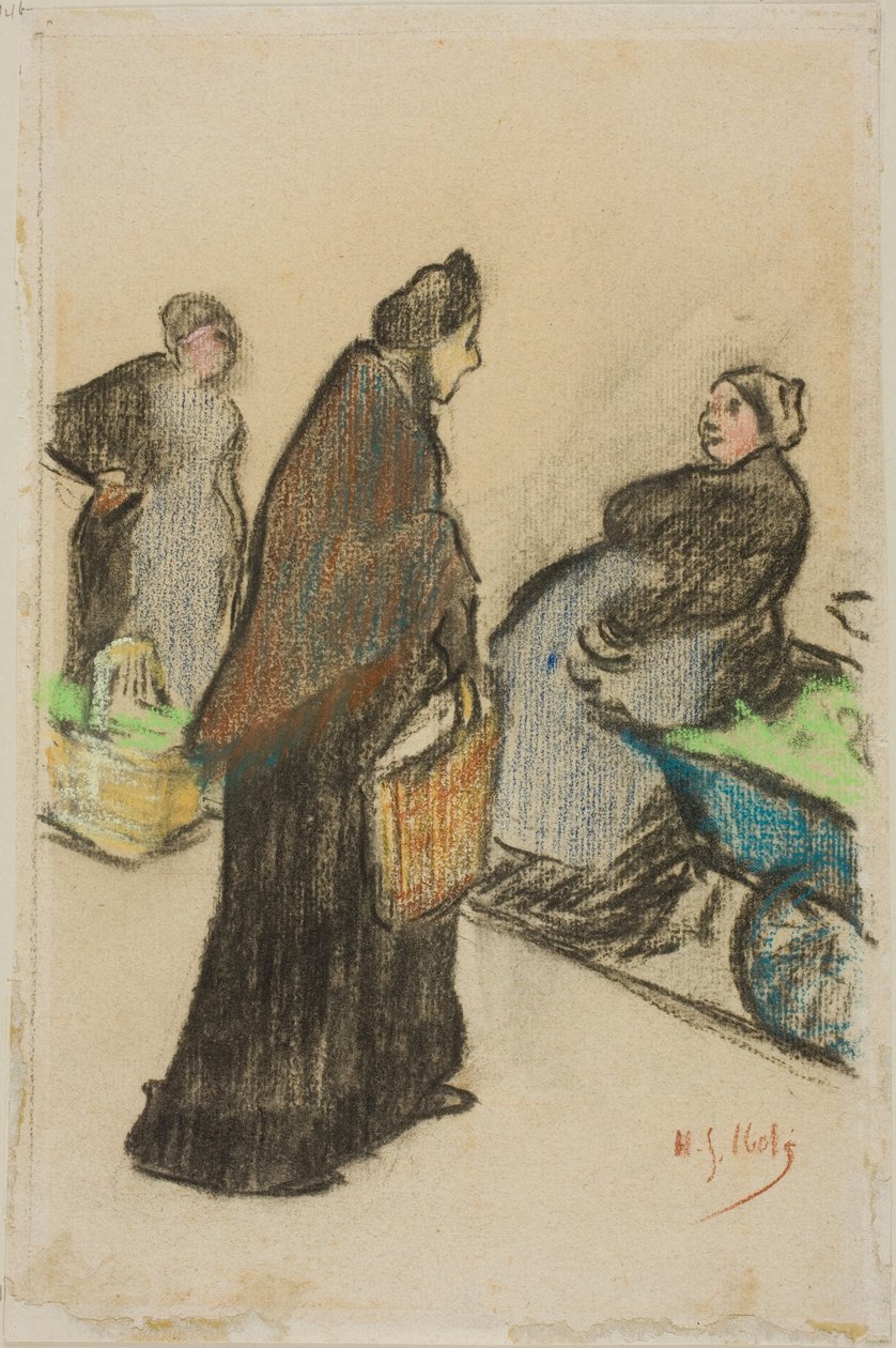Femmes du marché - Henri-Gabriel Ibels