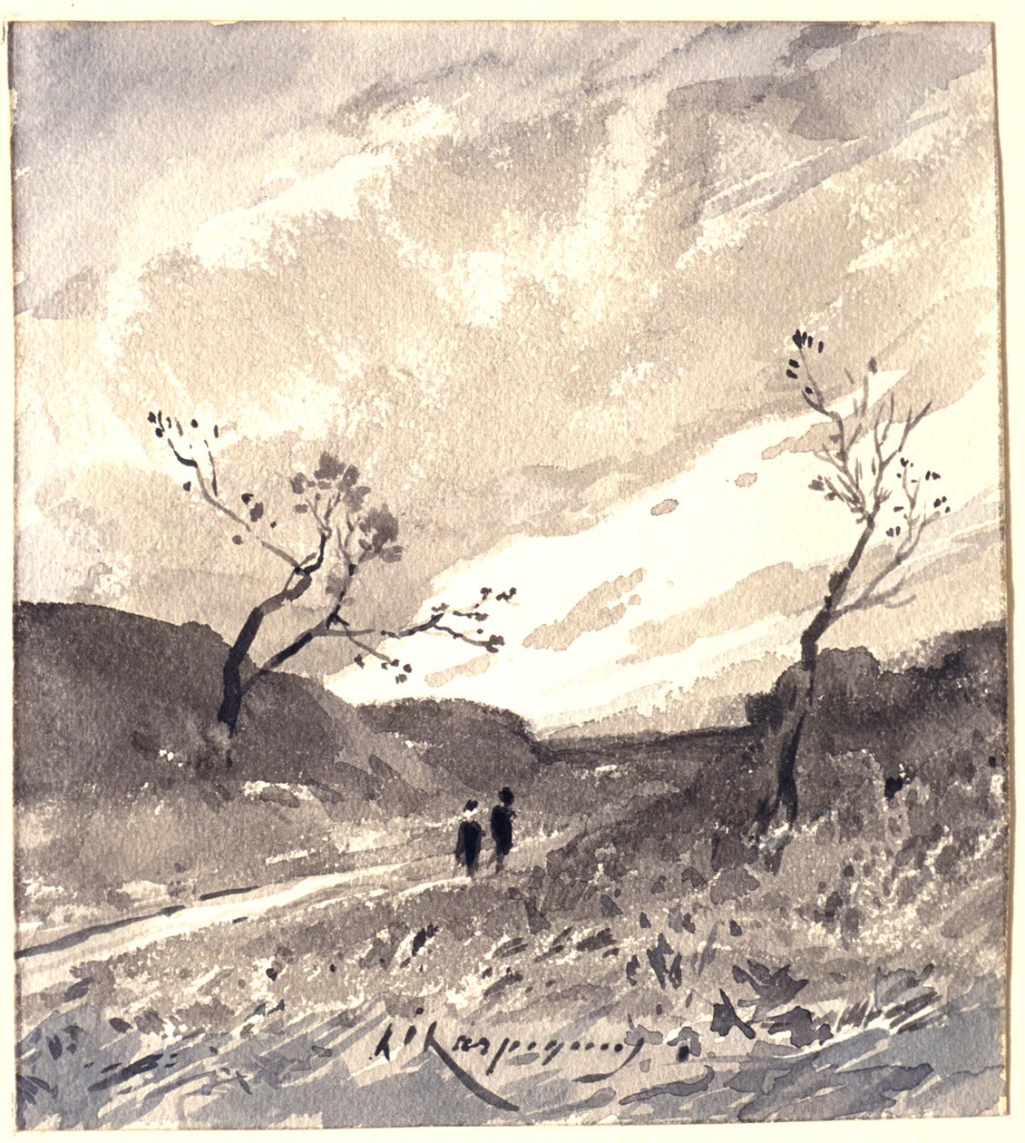 Paysage dans les Landes - Henri-Joseph Harpignies