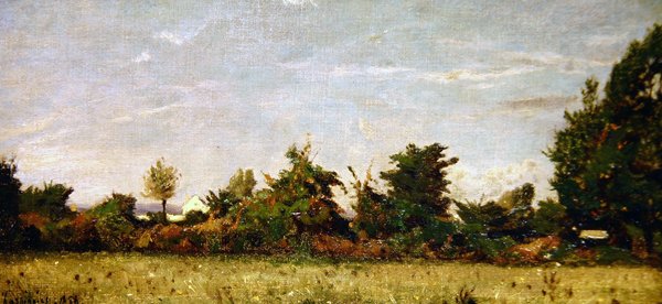 Paysage avec cottage - Henri Joseph Harpignies