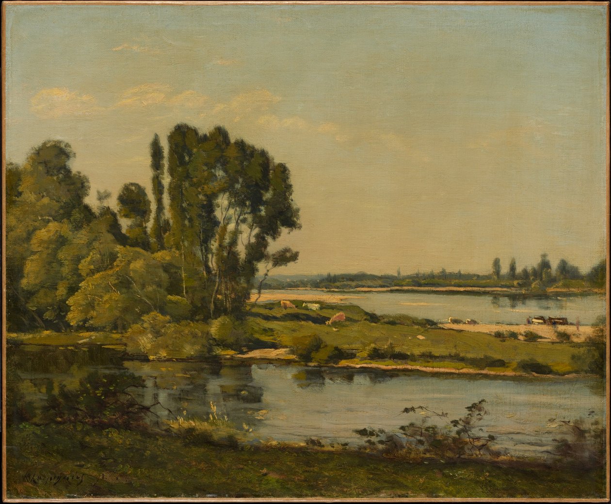 Paysage avec une rivière - Henri-Joseph Harpignies