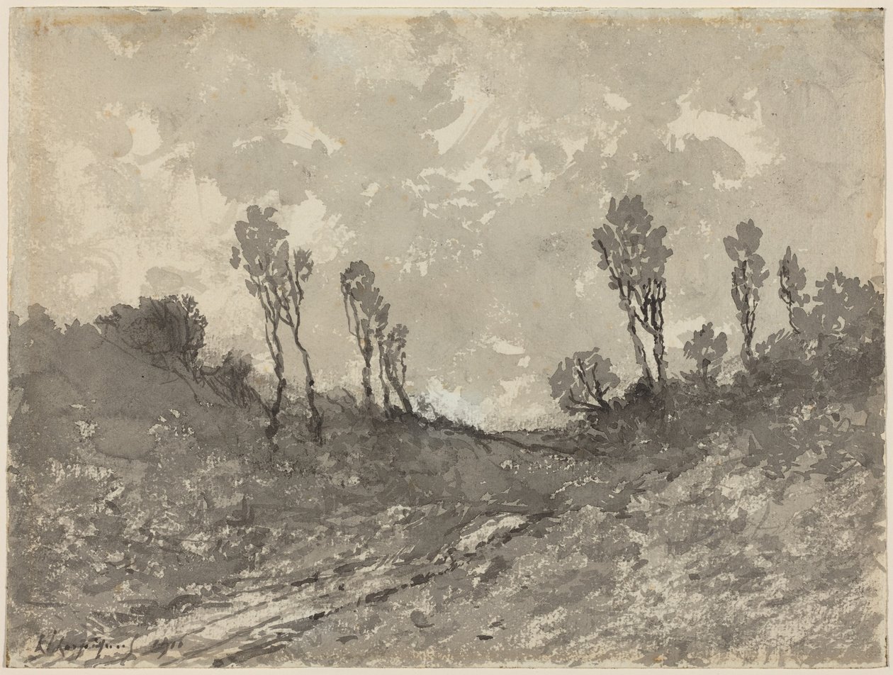 Route à Hérisson - Henri-Joseph Harpignies