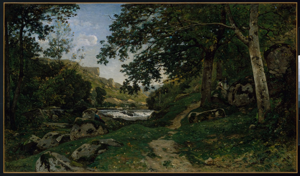 The Rocky Path in the Morvan (Chemin des roches dans le Morvan) - Henri-Joseph Harpignies