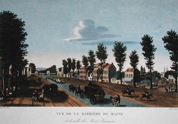 La Barrière du Maine, vers 1815-20 - Henri (after) Courvoisier Voisin