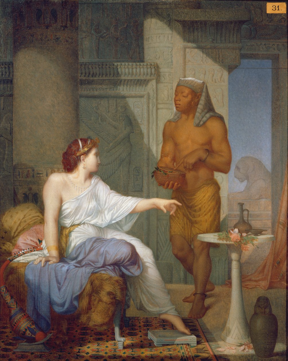 Cléopâtre et son esclave - Henri Blaise Francois Dejussieu