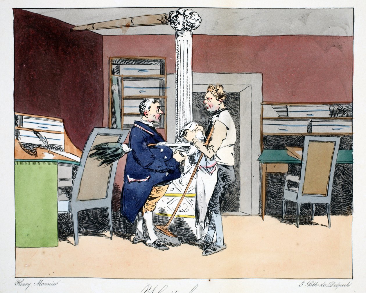 Huit heures, illustration de 