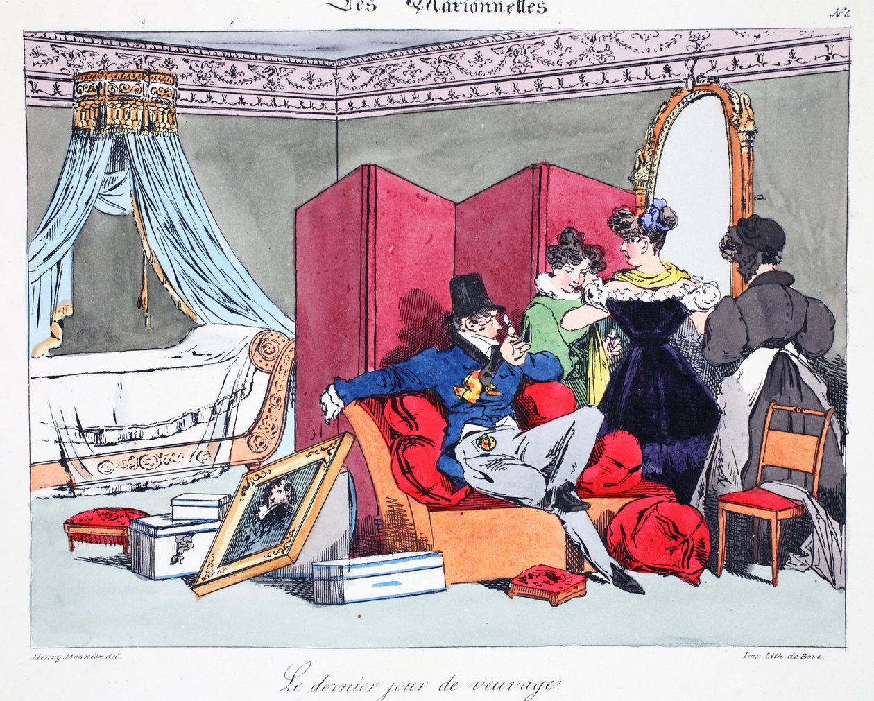Le dernier jour de veuvage, illustration de 