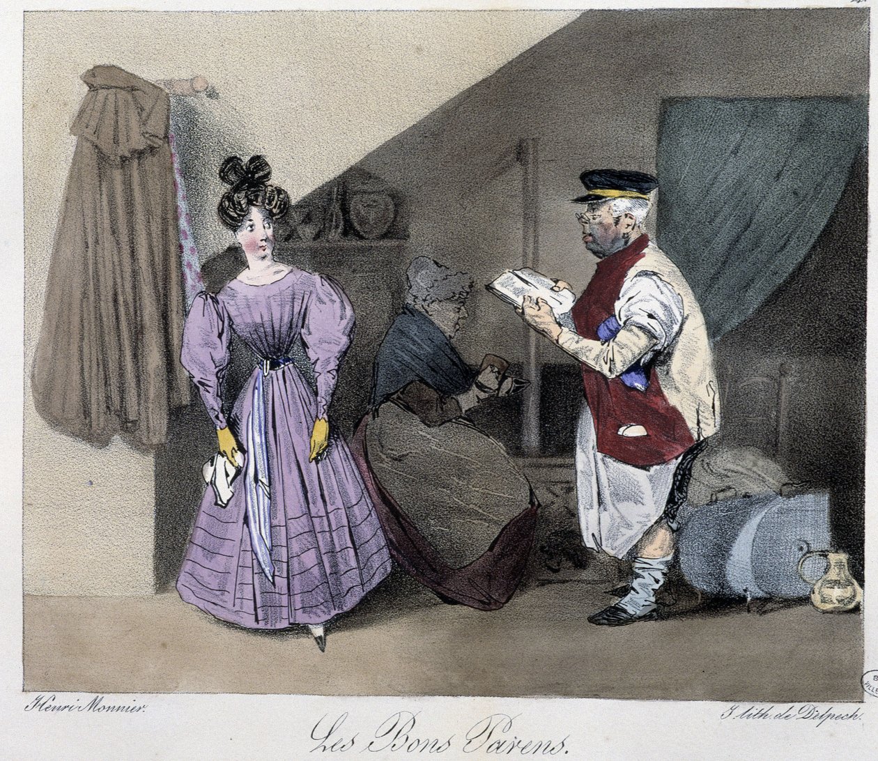 Les bons parents - Henri Bonaventure Monnier