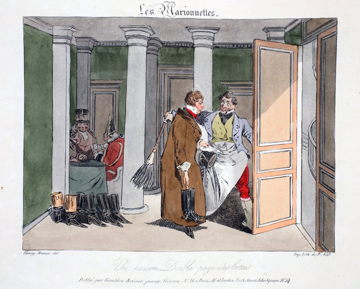 Un pauvre diable paye des bottes, illustration de 