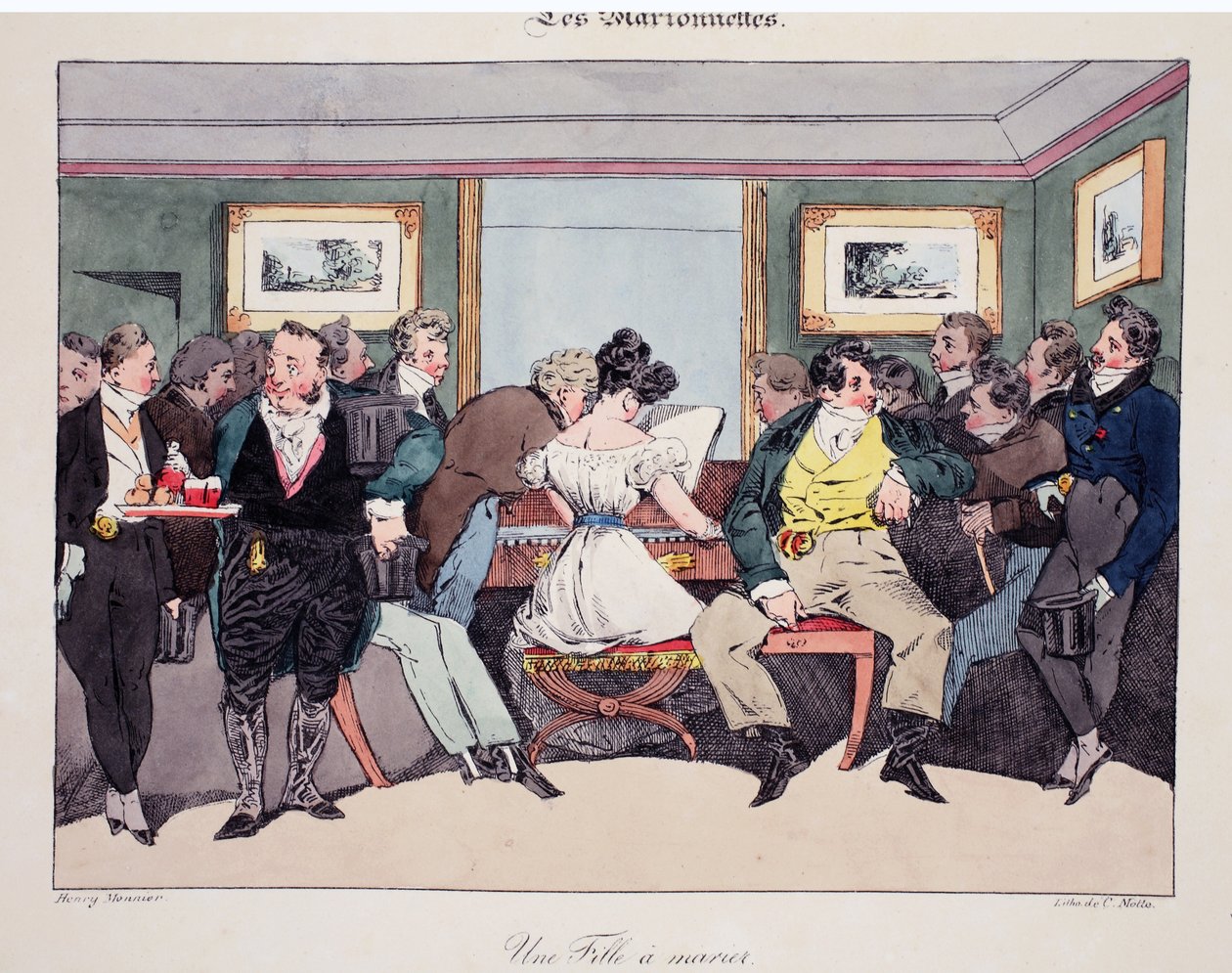Une fille à marier, illustration de 