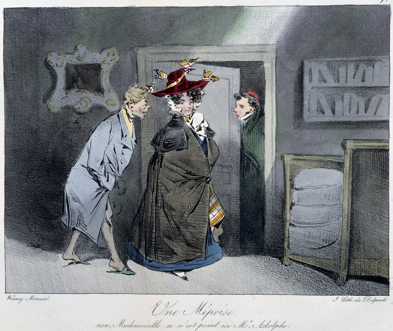 Une méprise: "Non, mademoiselle, ce n