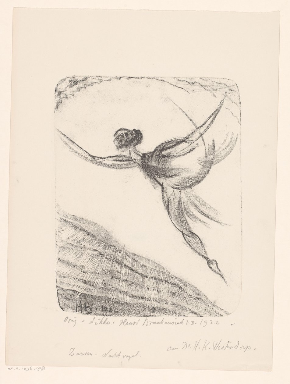 Dansen. Nachtvogel - Henri Braakensiek (signed by artist)