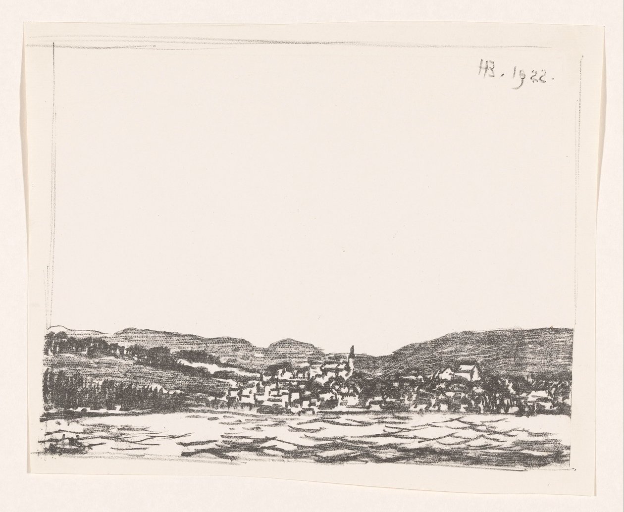 Lieu au lac de Starnberg - Henri Braakensiek