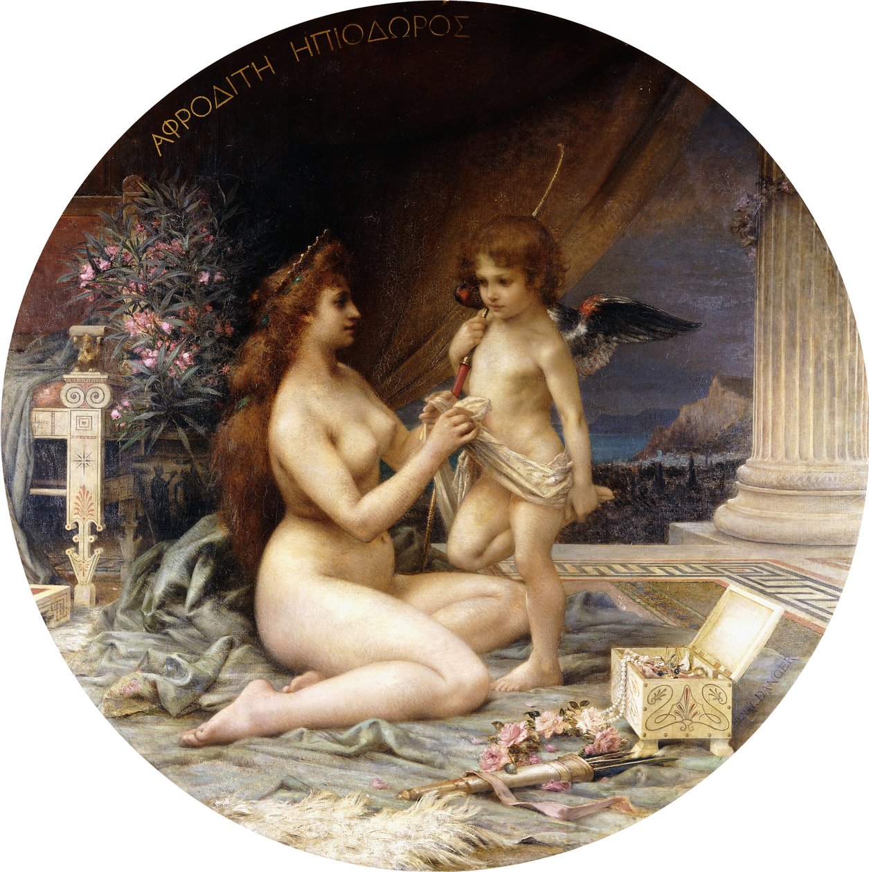 Aphrodite et Éros - Henri Camille Danger