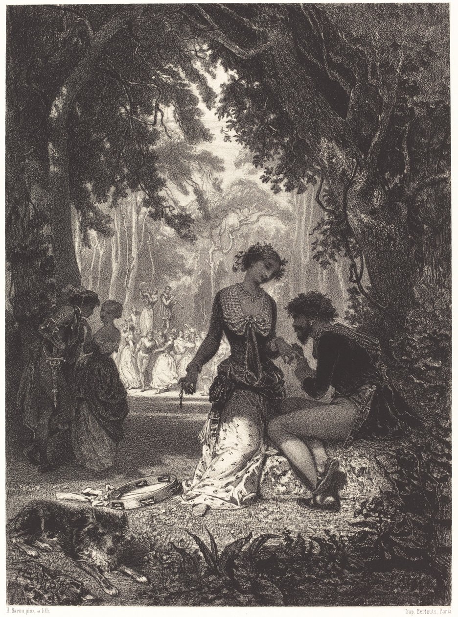 Danseurs italiens - Henri Charles Antoine Baron