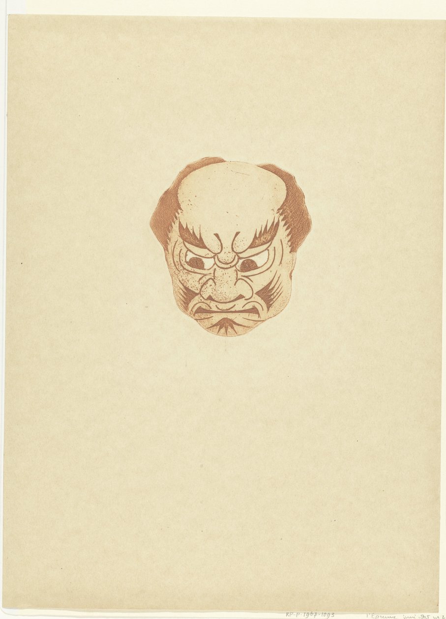 Masque avec visage d
