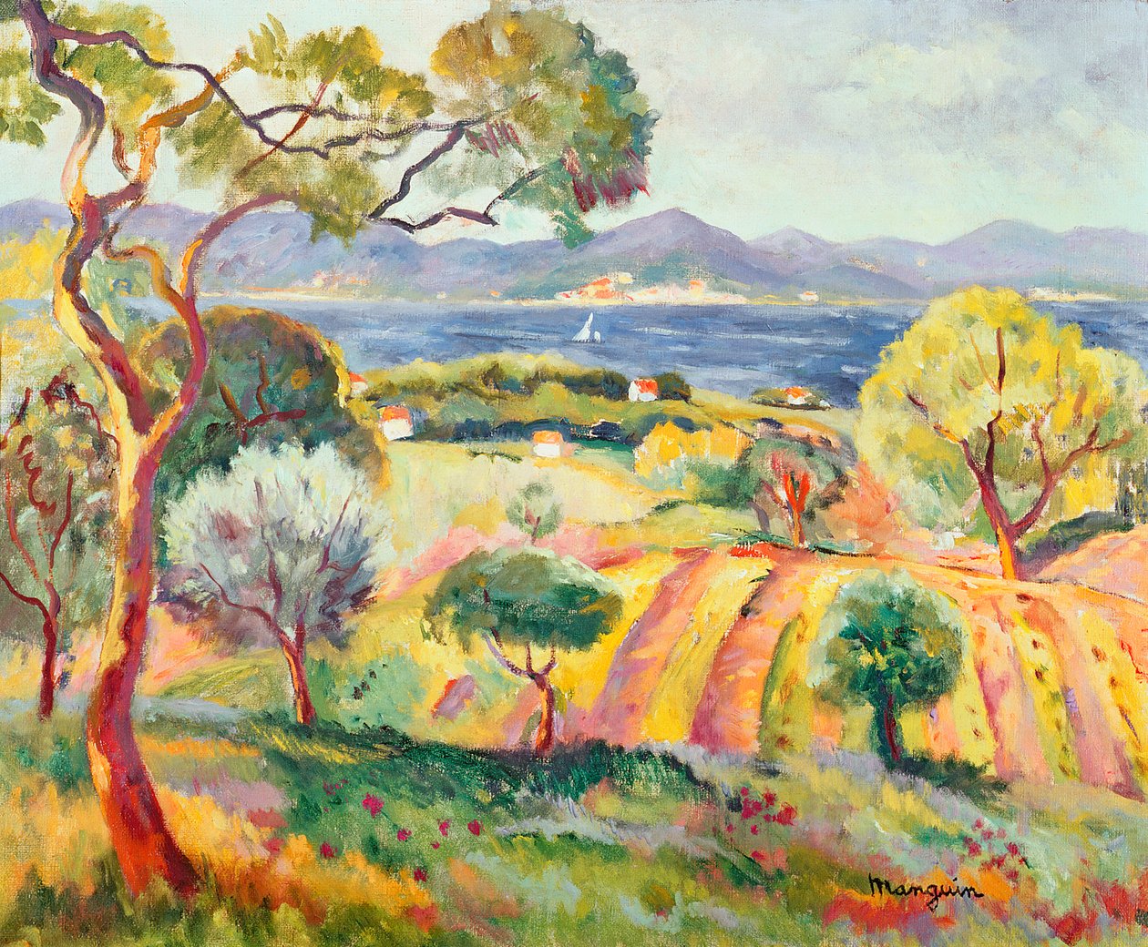 le-golfe-de-saint-tropez-c-1918-henri-charles-manguin