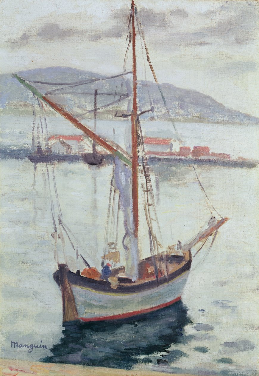 Yachts à Saint-Tropez - Henri Charles Manguin