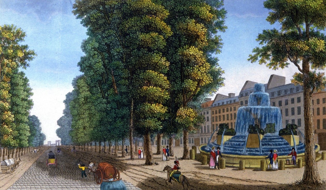 Fontaine, Boulevard Saint-Martin, c.1810-1820 - Henri Courvoisier Voisin