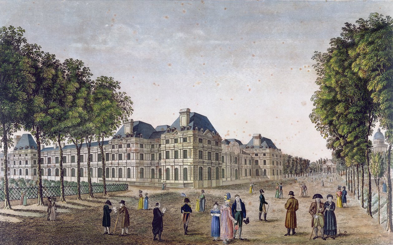Le Palais du Luxembourg, vers 1815-20 - Henri Courvoisier Voisin