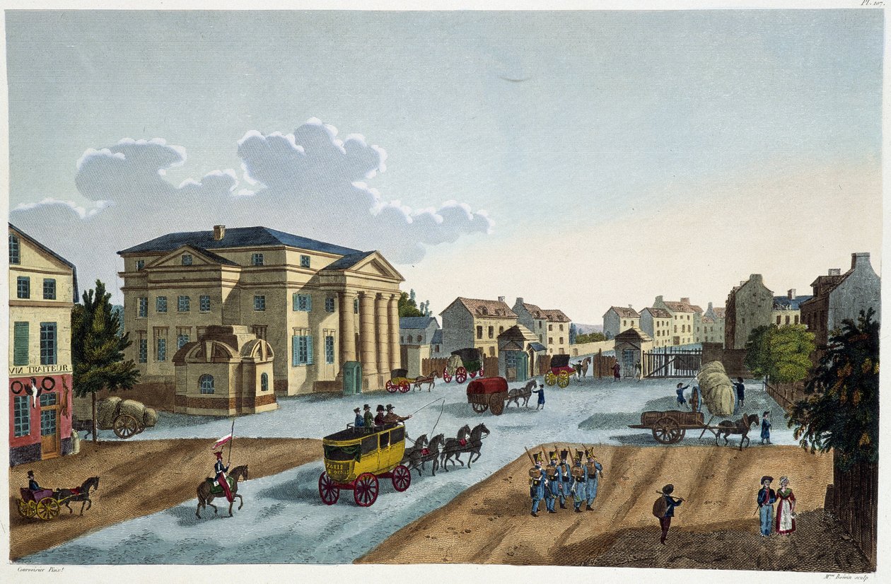 Vue de la Barrière Saint-Denis - Henri Courvoisier Voisin