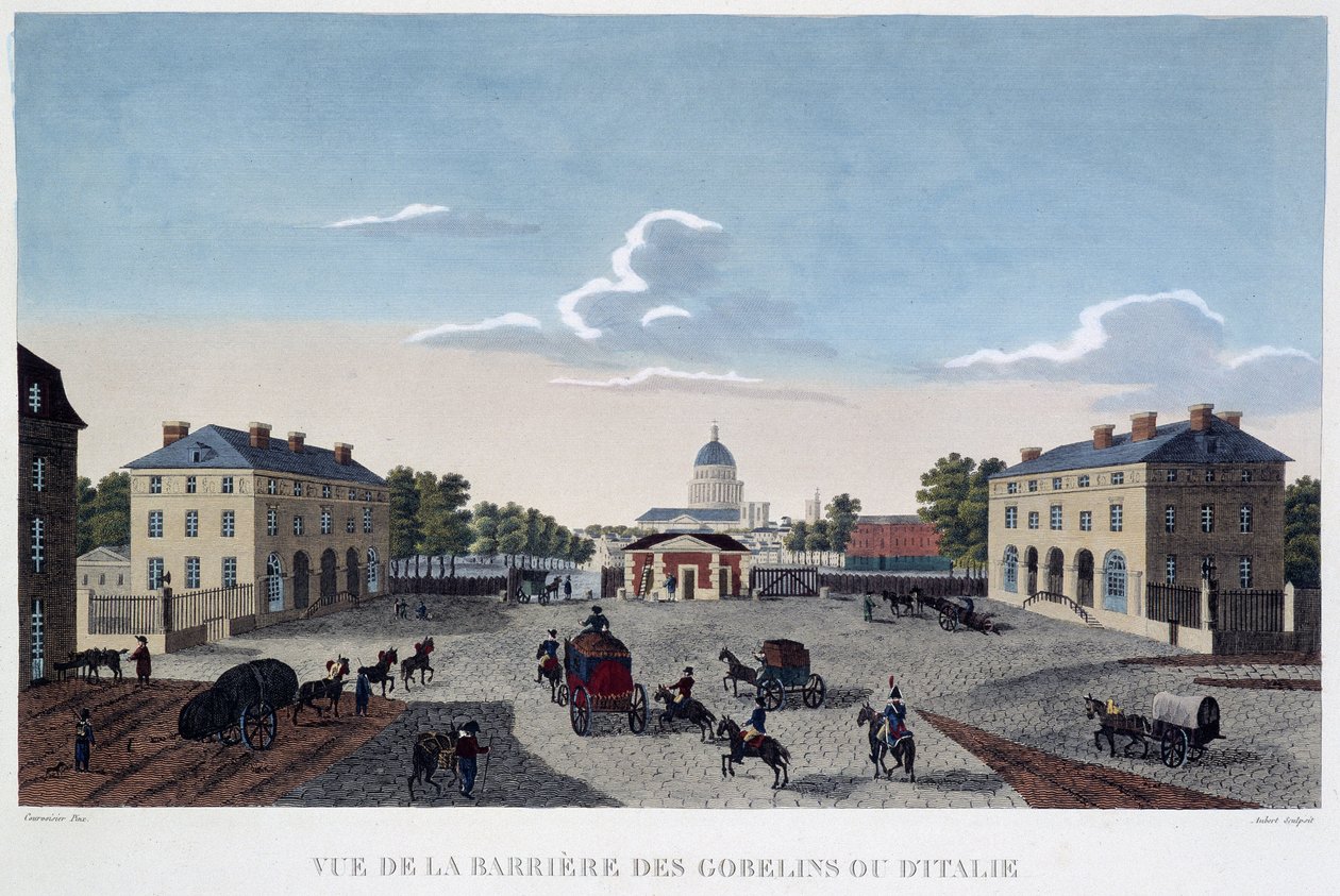 Vue de la barrière des Gobelins ou d