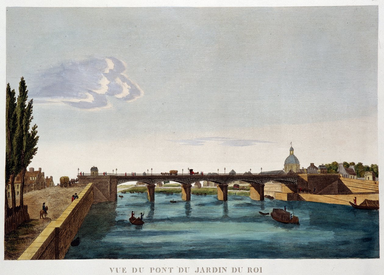 Vue du Pont du Jardin du Roi (Pont d