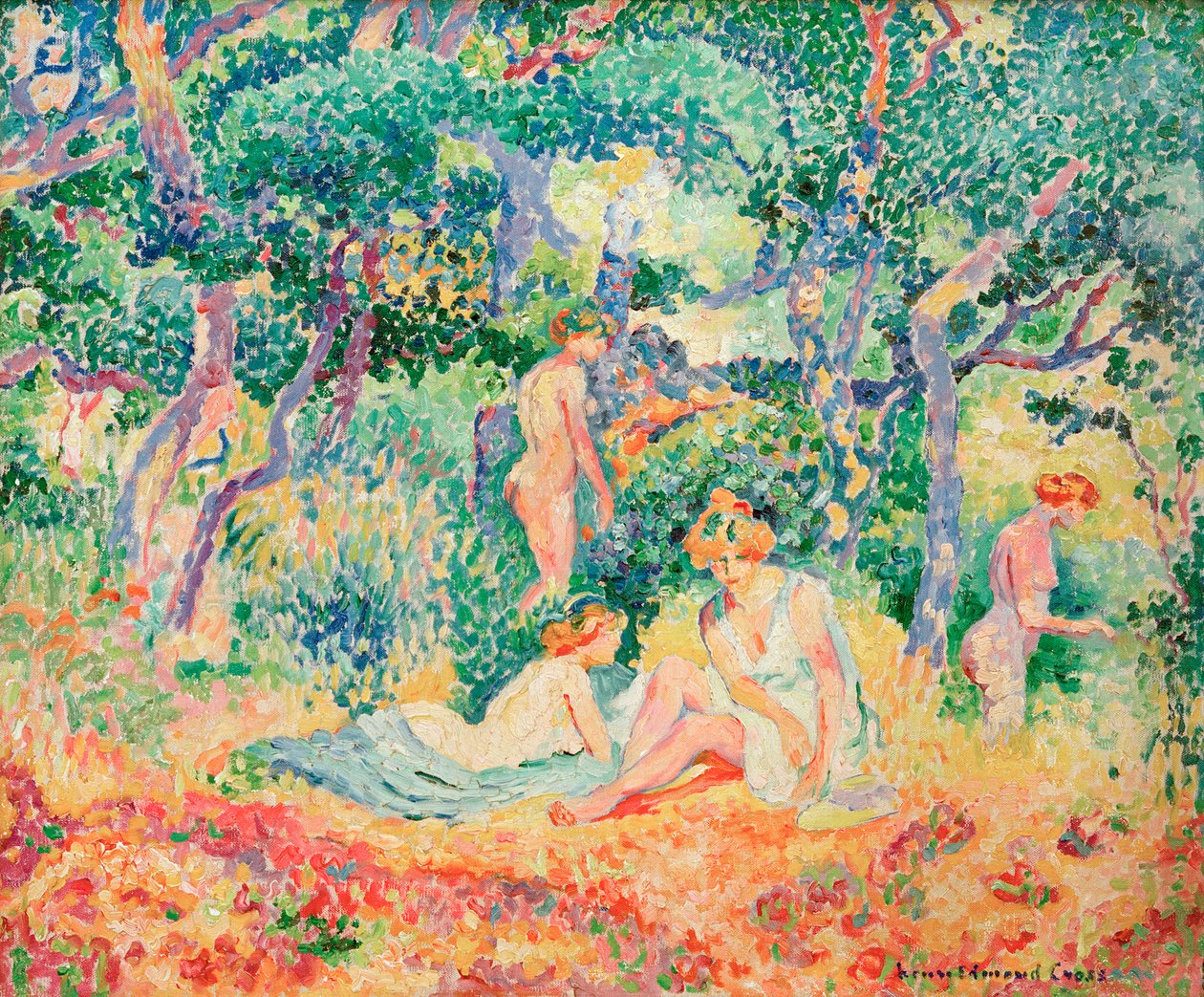 Le Bois ou Nu sous bois - Henri Edmond Cross