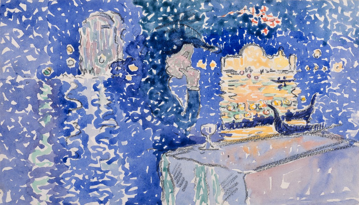 Venise : Nuit de la Fête du Rédempteur, 1903 - Henri Edmond Cross