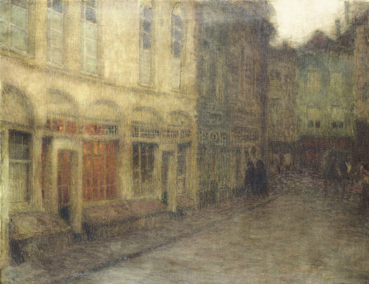 Place à Ypres, crépuscule, c.1898 - Henri Eugene Augustin Le Sidaner