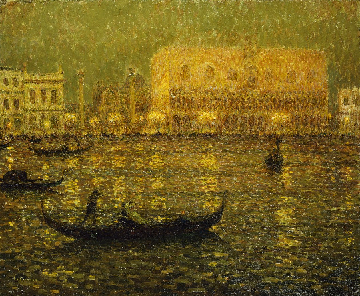 Le Palais Ducal - Henri Eugene Augustin Le Sidaner