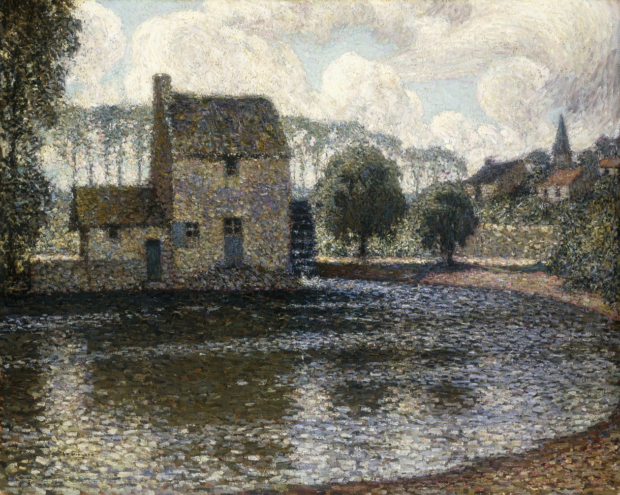 Le Moulin Gris - Henri Eugene Augustin Le Sidaner