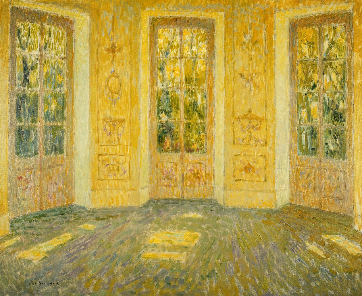 Fenêtres sur le parc - Henri Eugene Augustin Le Sidaner