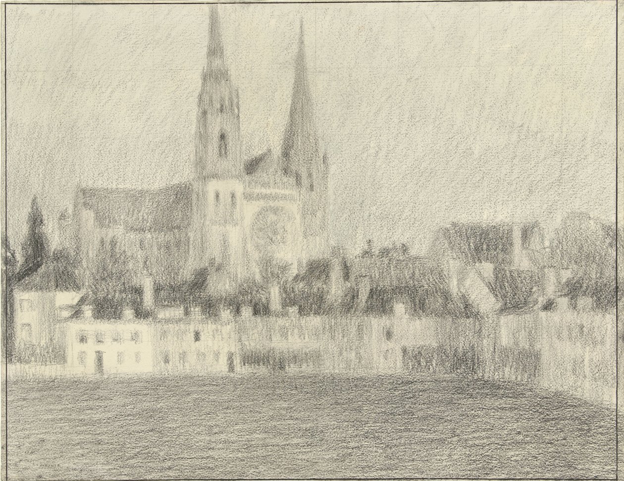 Vue de Chartres - Henri Eugene Le Sidaner