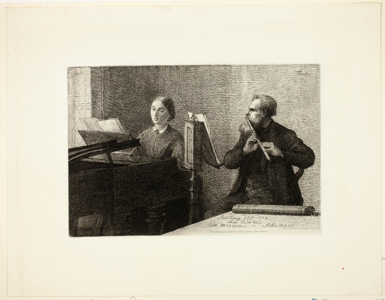 Une pièce de Schumann - Henri Fantin-Latour