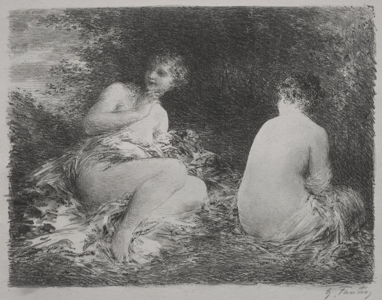 Baigneurs - Henri Fantin-Latour