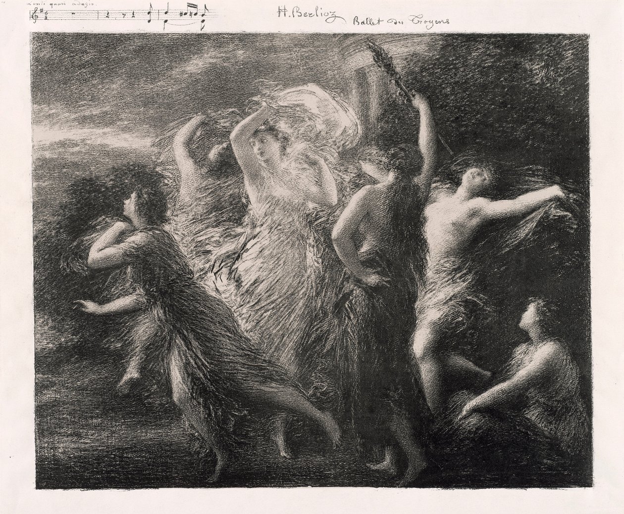 Danse des Troyens - Henri Fantin-Latour