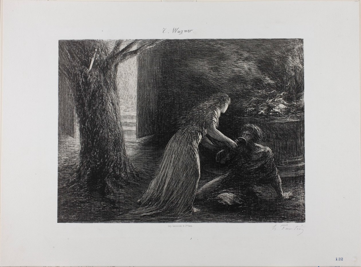 Début de la Walkyrie - Henri Fantin-Latour