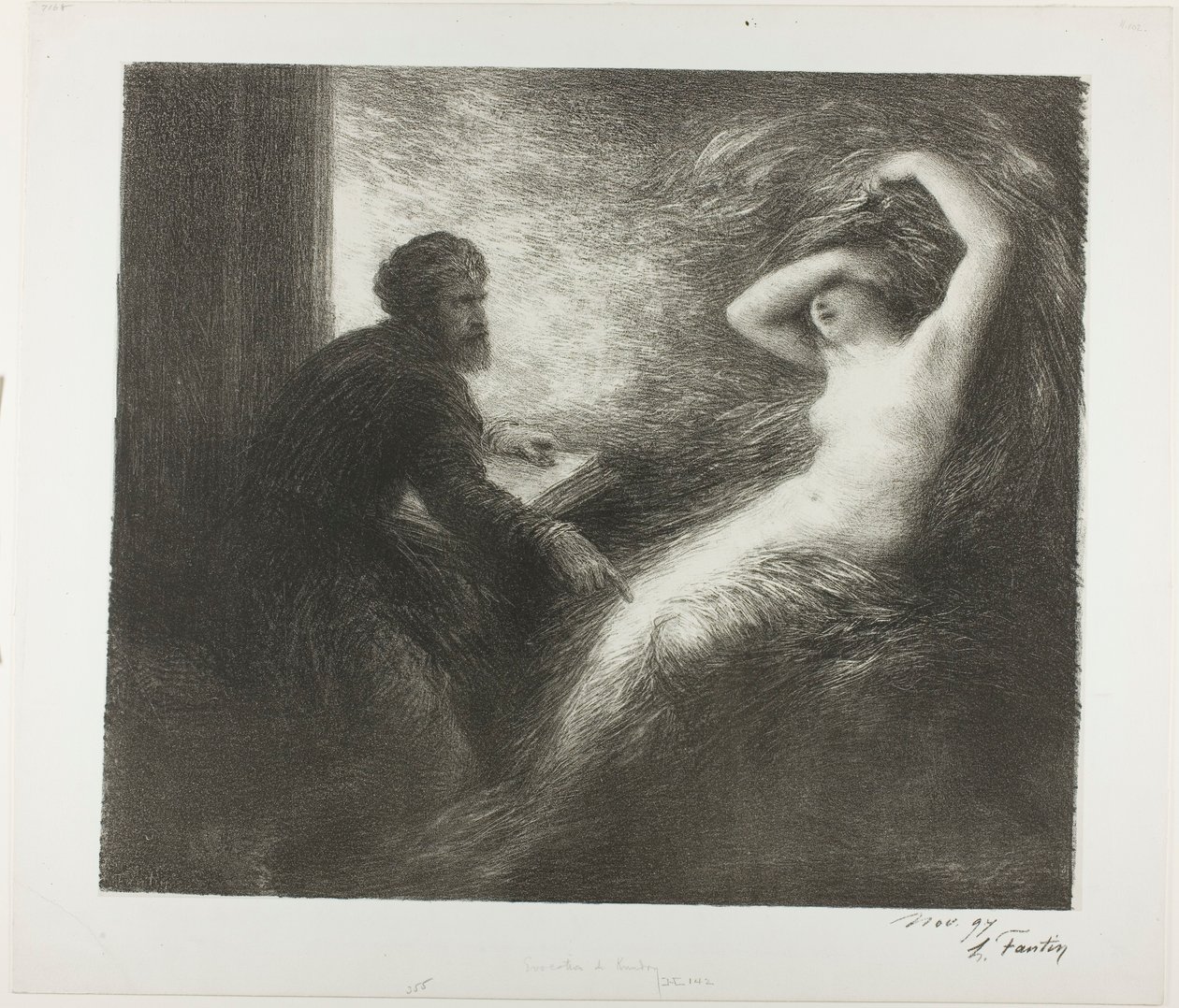 Évocation de Kundry - Henri Fantin-Latour